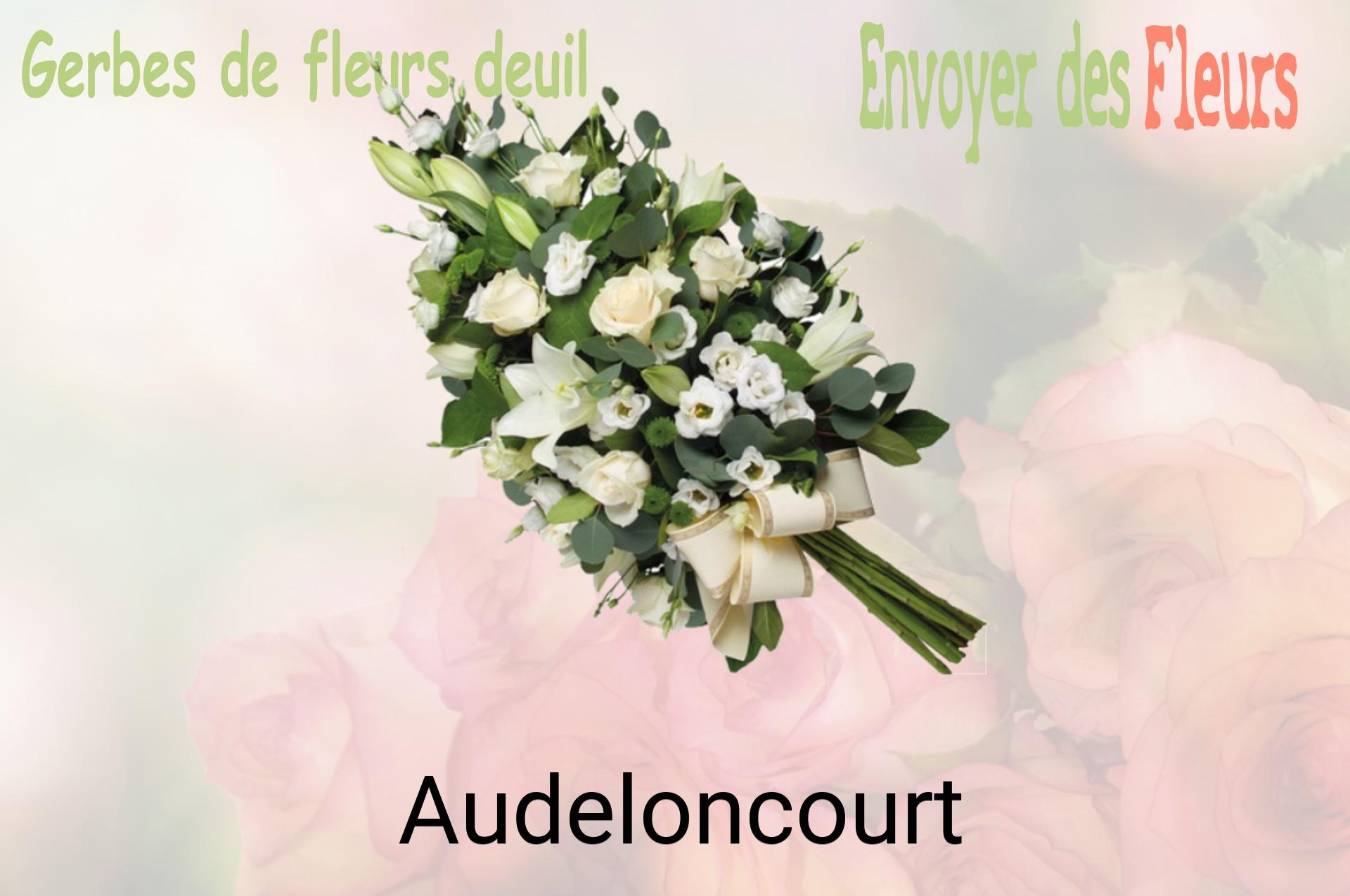 Gerbe de fleurs de deuil livrée à Audeloncourt